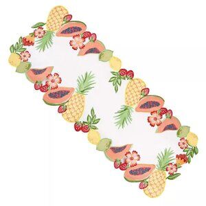 Celebrate Together Summer Fruit Cut-Out Runner 13" x 36"